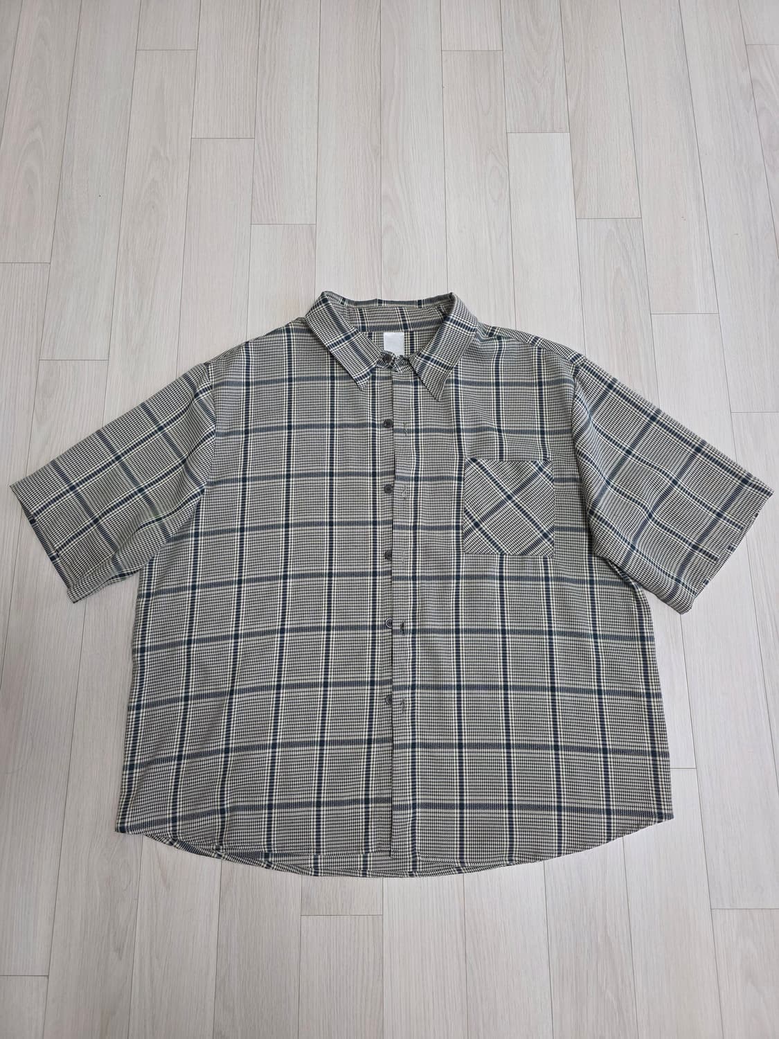 제멋 체크 반팔 셔츠 2XL(무신사) 상품이미지1