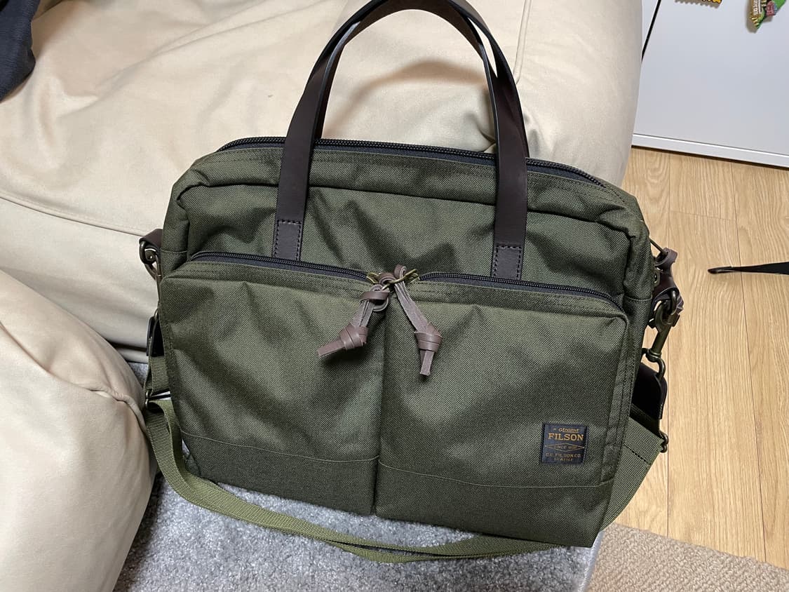 필슨 브리프케이스 남성 Otter Green 서류가방 상품이미지6