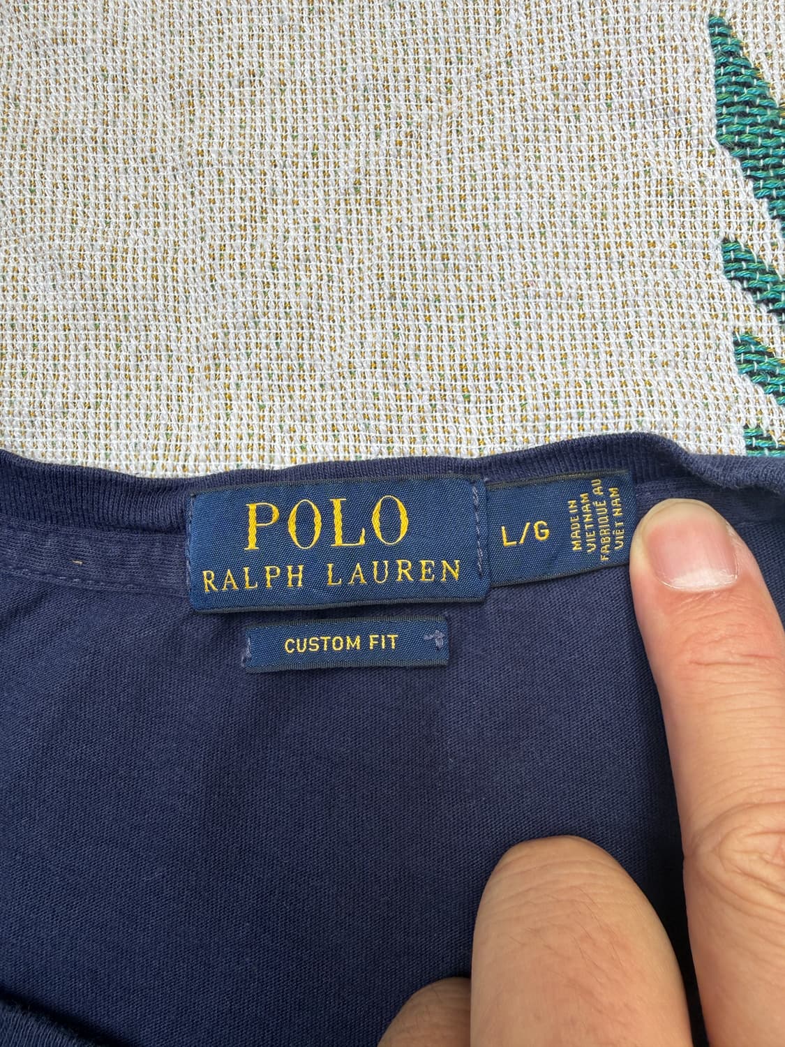 폴로 랄프로렌 빅포니 성조기 반팔 T shirts L 상품이미지7