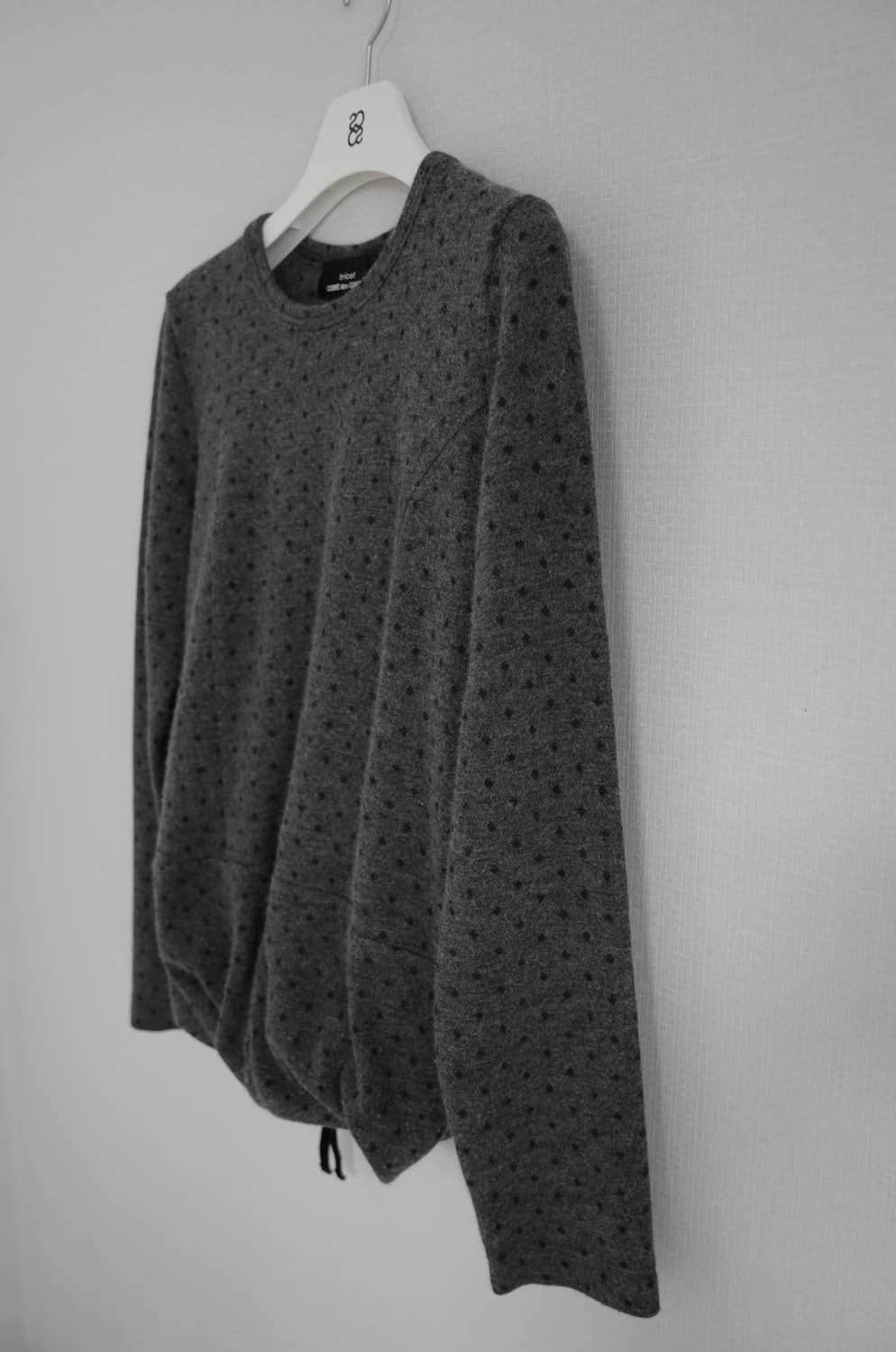 꼼데가르송 트리콧 셔링 블라우스 상품이미지3