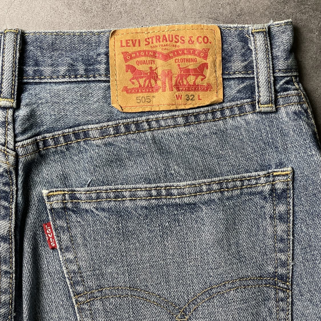 LEVI'S 리바이스505 빈티지 데님 하프팬츠 A01233 상품이미지8