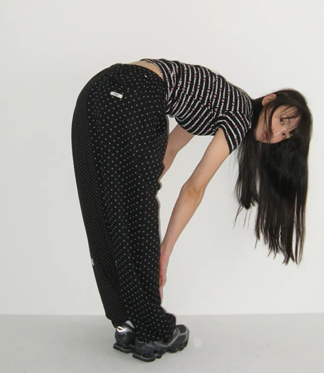 론론 미니 로고 스웻 도트 조거팬츠 상품이미지3