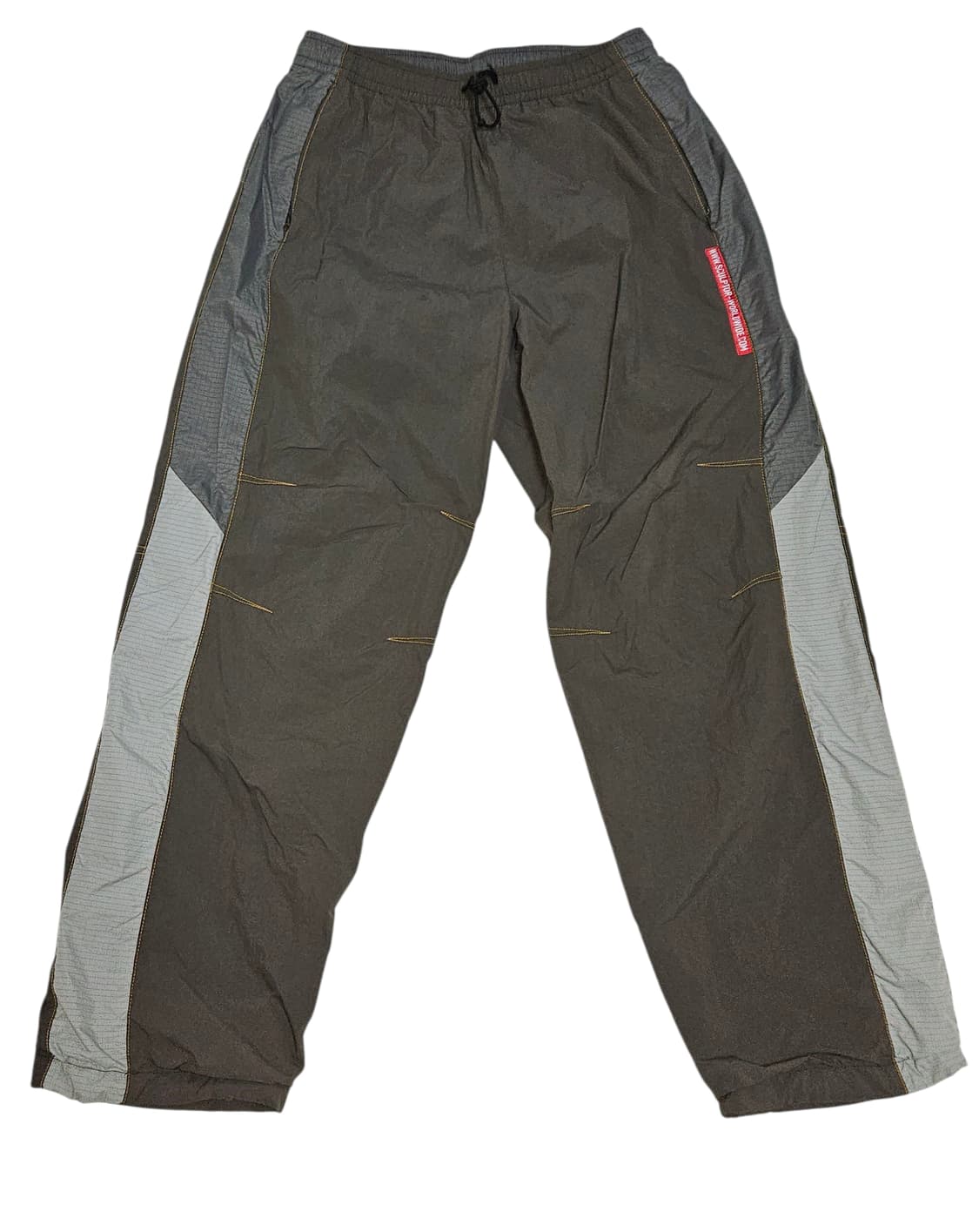 스컬프터 Three Block Pants Brown 조거팬츠 우븐 M 상품이미지3