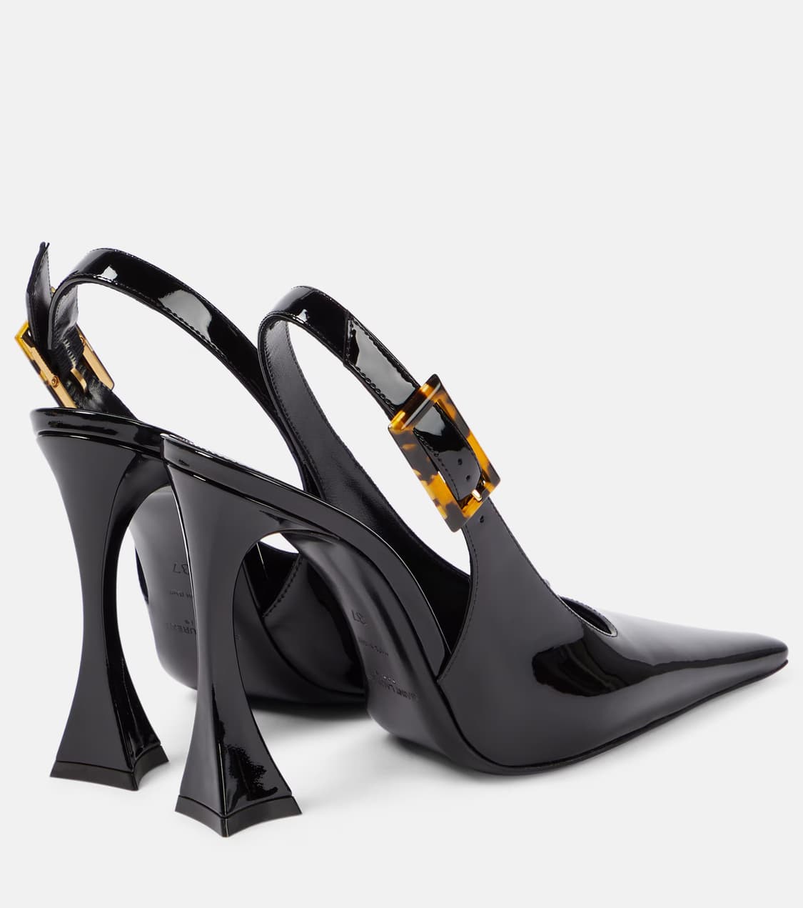 생로랑 듄 110 페이턴트 레더 슬링백 펌프스 38 상품이미지2