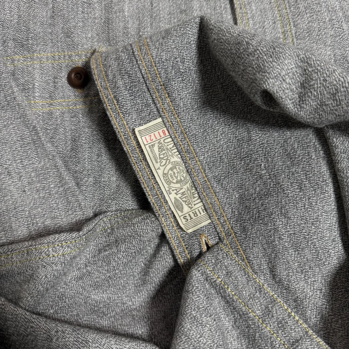 [17]프리휠러스 화이트페퍼 샴브레이 닐 워크셔츠 상품이미지8