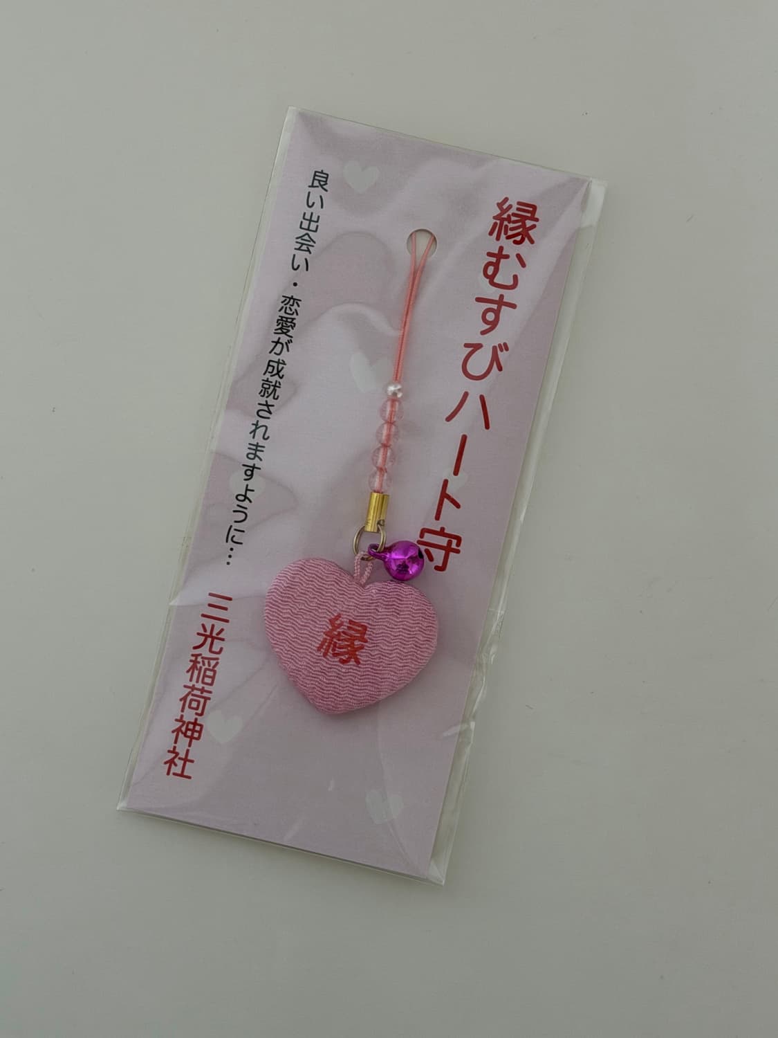 하트 오마모리 일본 하트 신사 사랑 신사  하트부적 스트랩 오마모리 상품이미지2