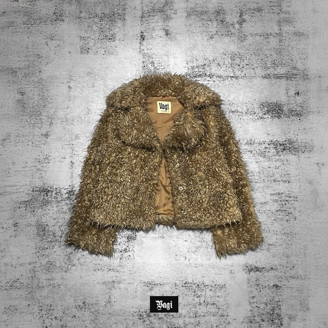 (vagi) 90s curly fur jacket  상품이미지1