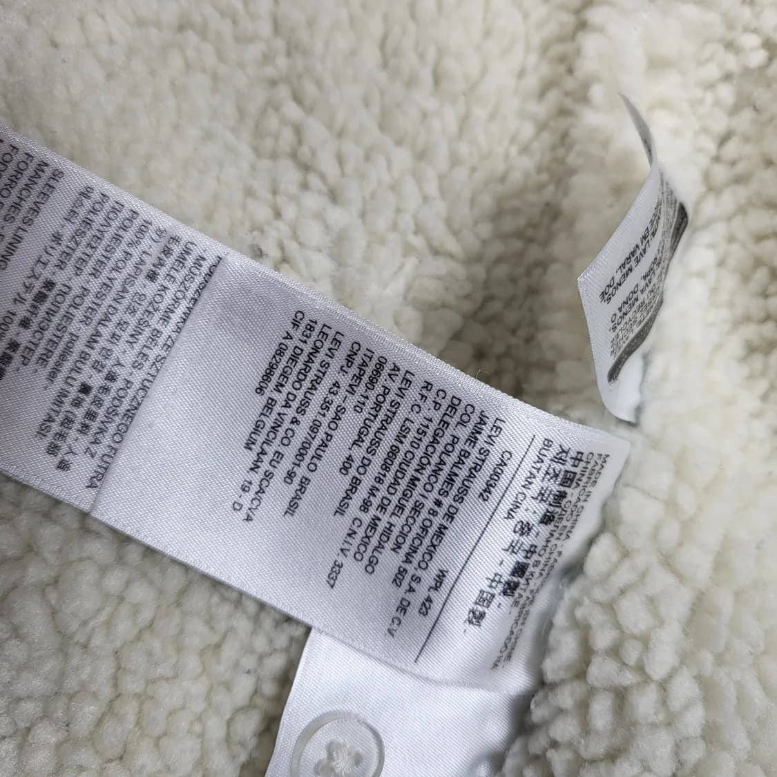 리바이스 양털 쉐르파 3세대 트러커 청자켓 M 100 상품이미지5