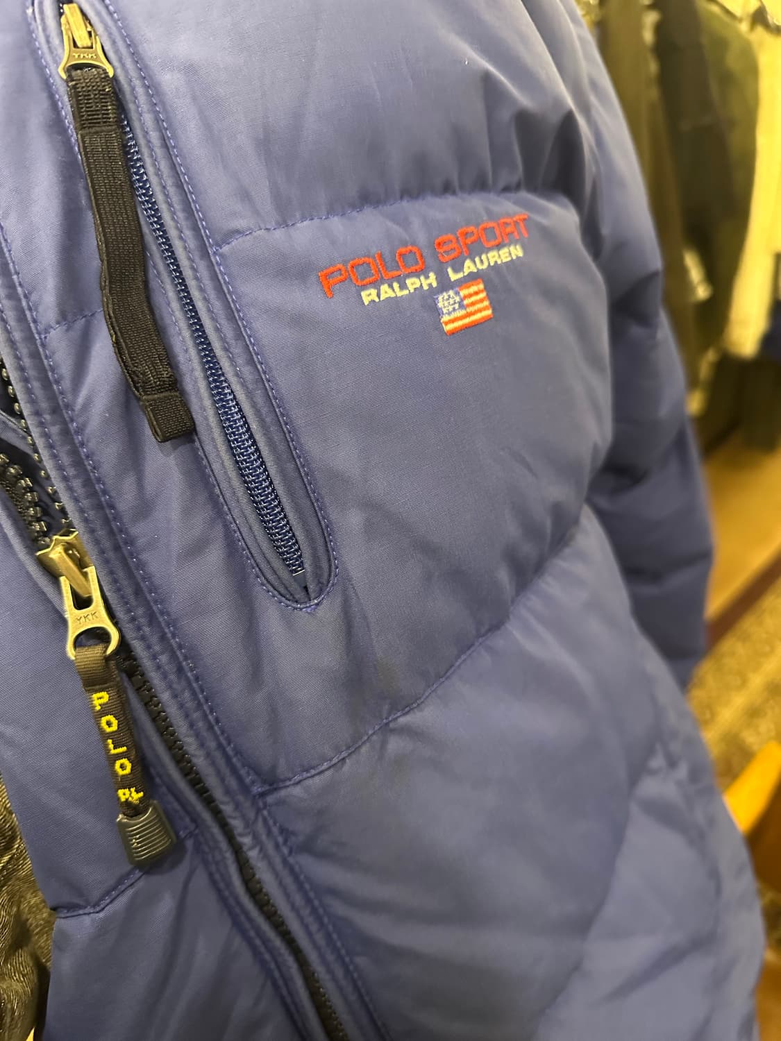 XL)90s 폴로스포츠 패딩 상품이미지6