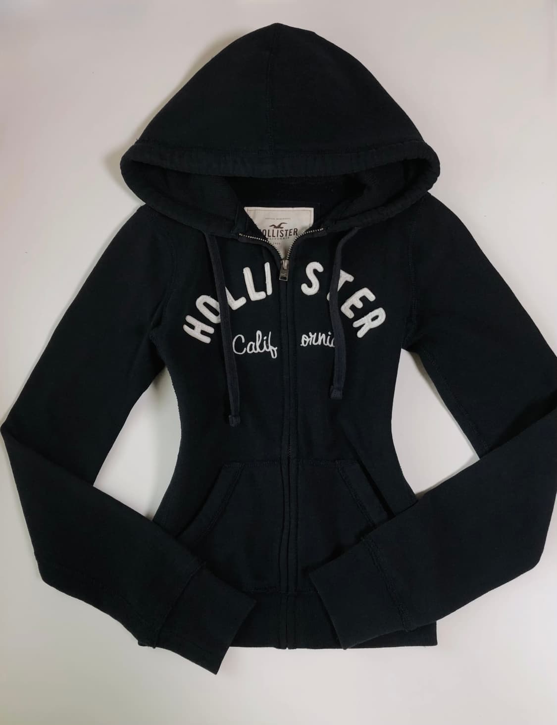 유일매물 대대장 홀리스터 딱붙핏 후드집업 xs 상품이미지2