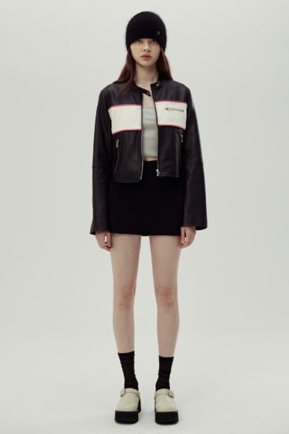 시눈 바이커 가죽 자켓 상품이미지2