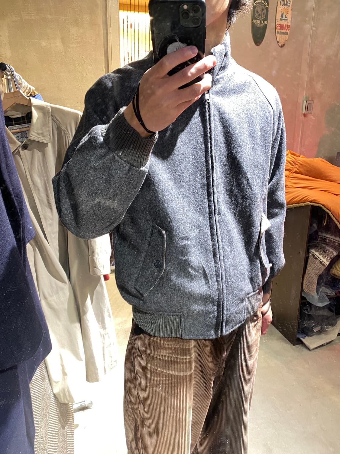 Sunny pal 울 해링턴 자켓 상품이미지1