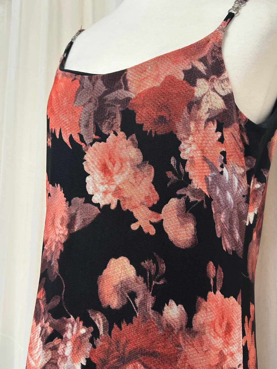 궁 st 오리엔탈 플로럴 나시 원피스  상품이미지2