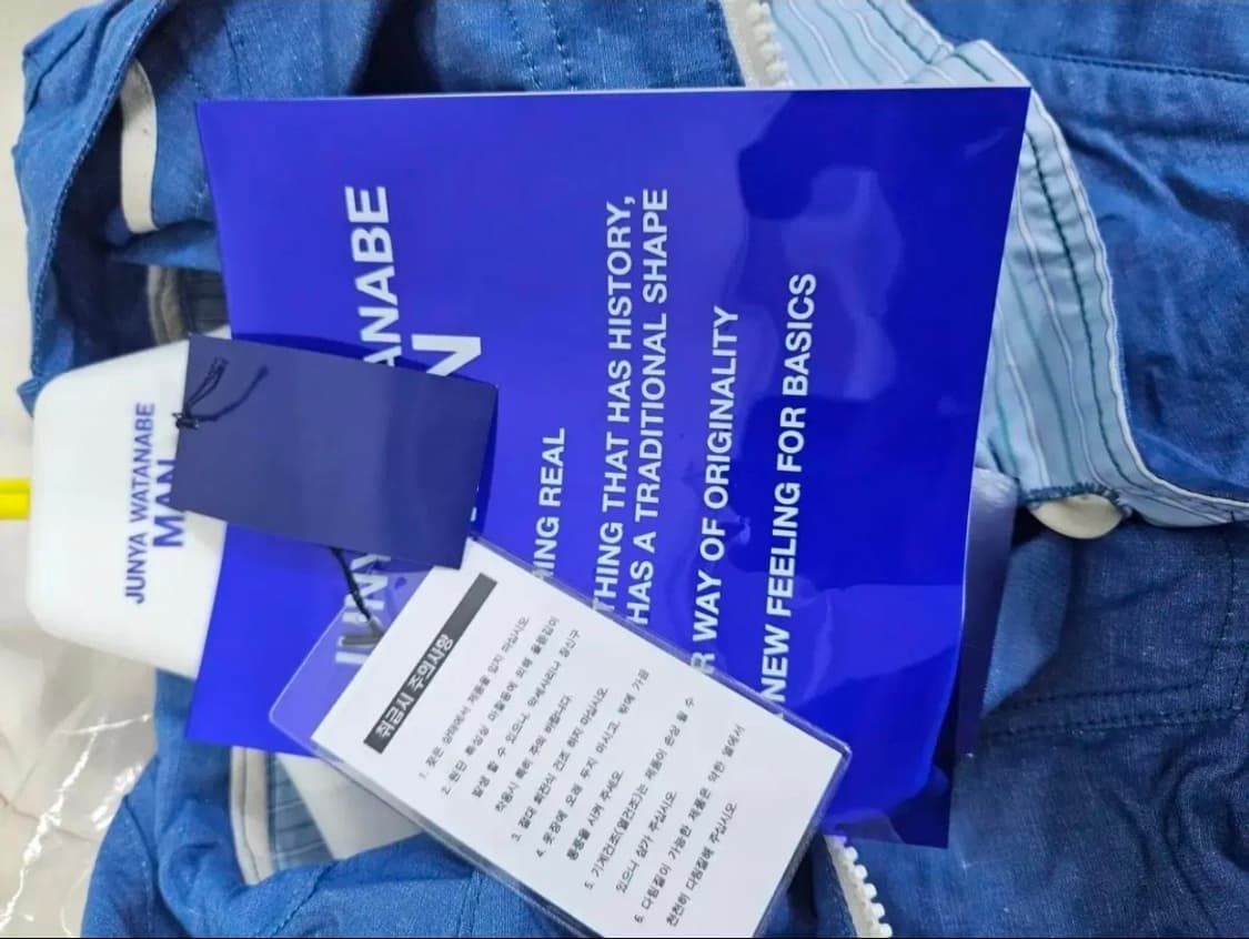 준야와타나베 로이린스테인 린넨 아노락자켓 L 상품이미지7