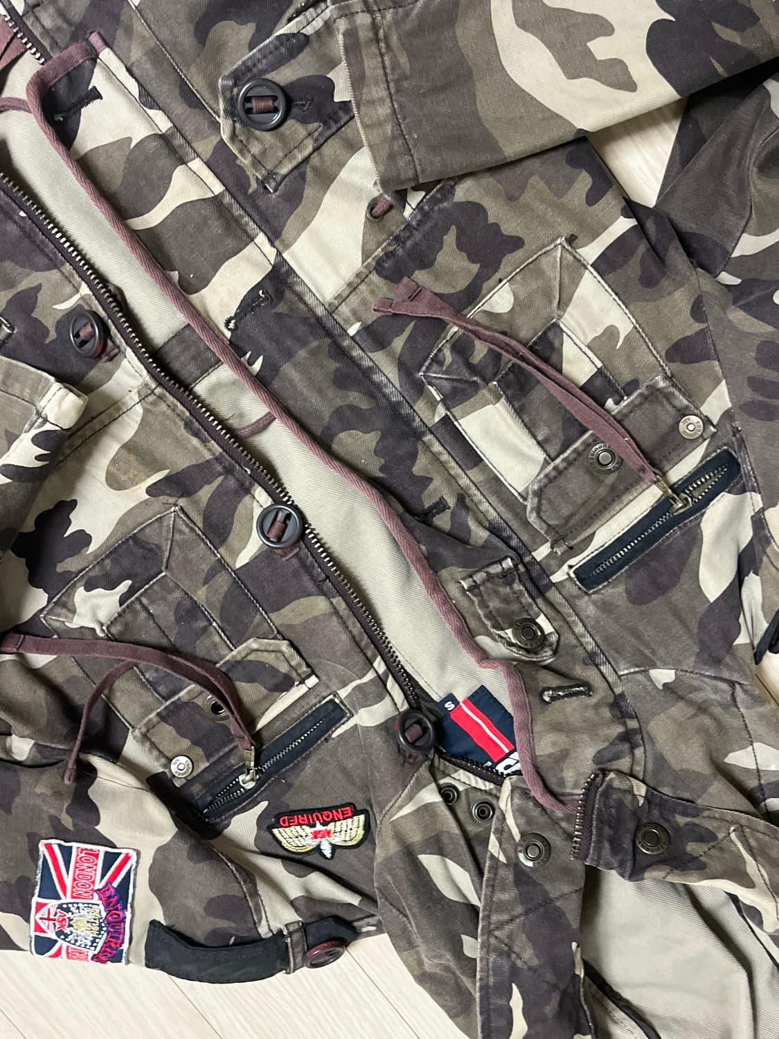 밀리터리 후드 워크자켓 상품이미지3