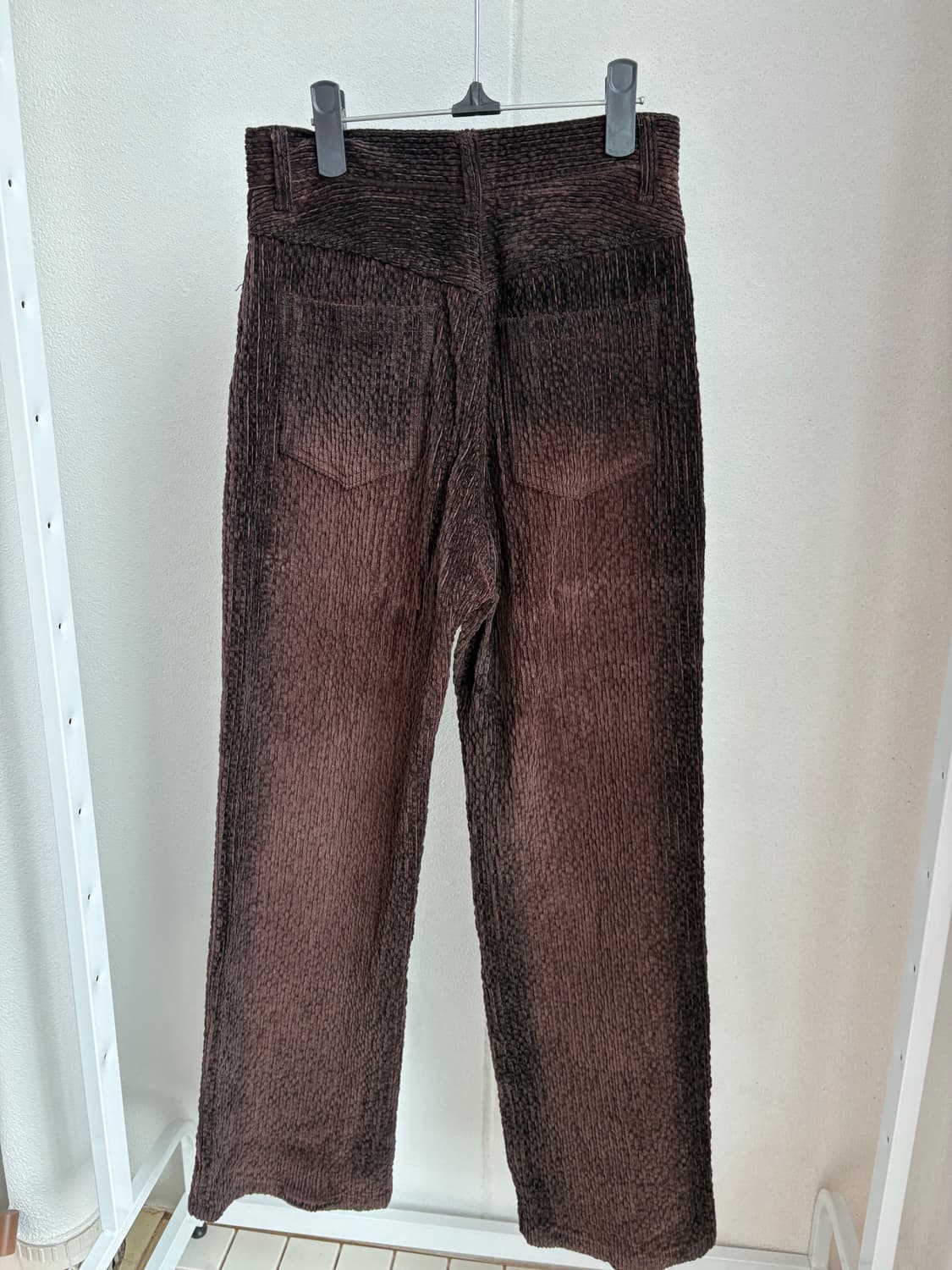 Noirer 노이어 웨이브 코듀로이 그라데이션 팬츠 브라운 38 상품이미지6