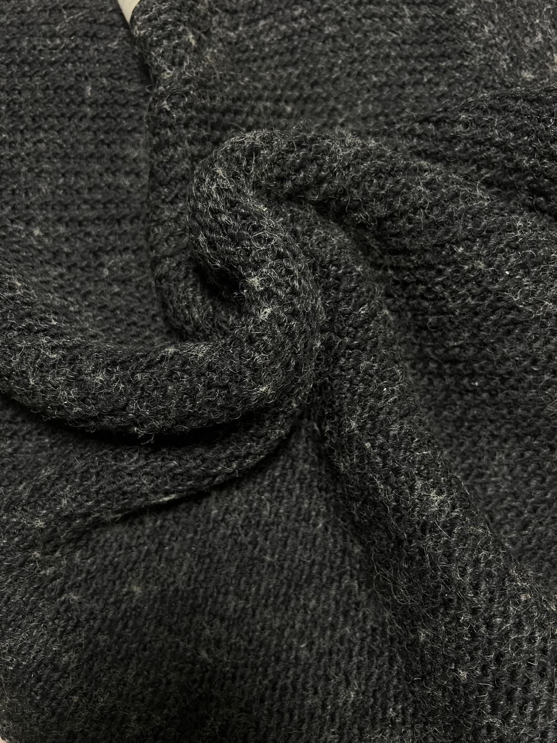 La Magie 울 니트 스웨터 / 차콜 그레이 / F / 빈티지 감성 상품이미지7