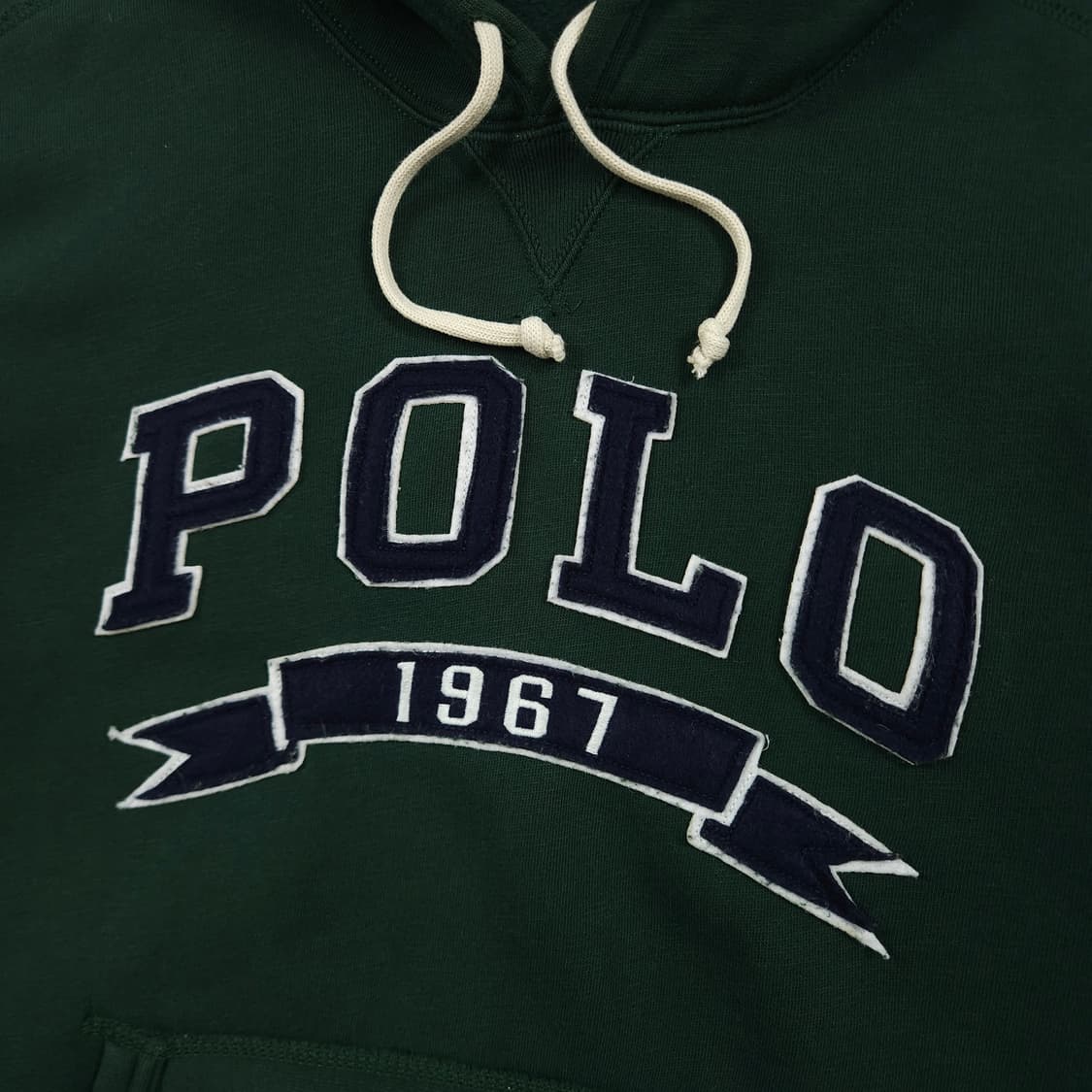 XL(105) 폴로 랄프로렌 로고 기모 후드티 상품이미지3