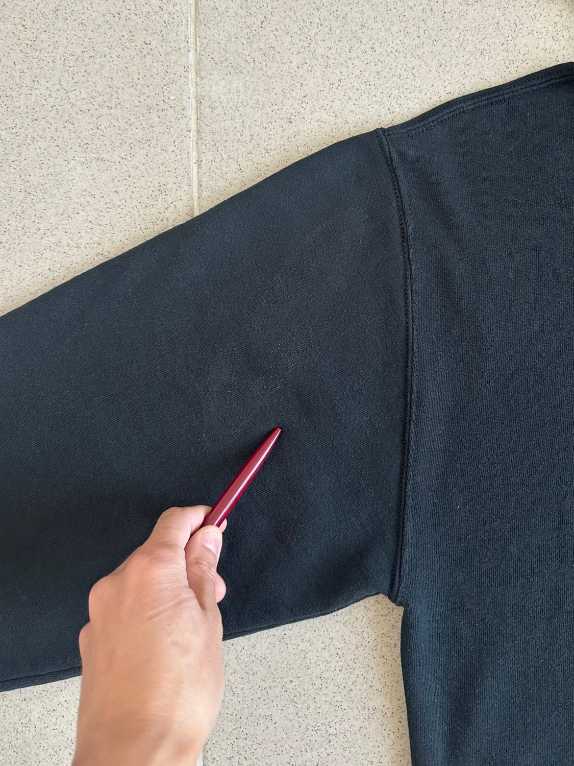 90s 빈티지 러셀 후드 블랙 M USA 상품이미지6