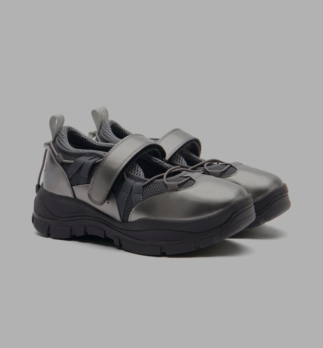 (삽니다)락피쉬웨더웨어 Bryn Velcro Sneakers 다크실버 상품이미지1