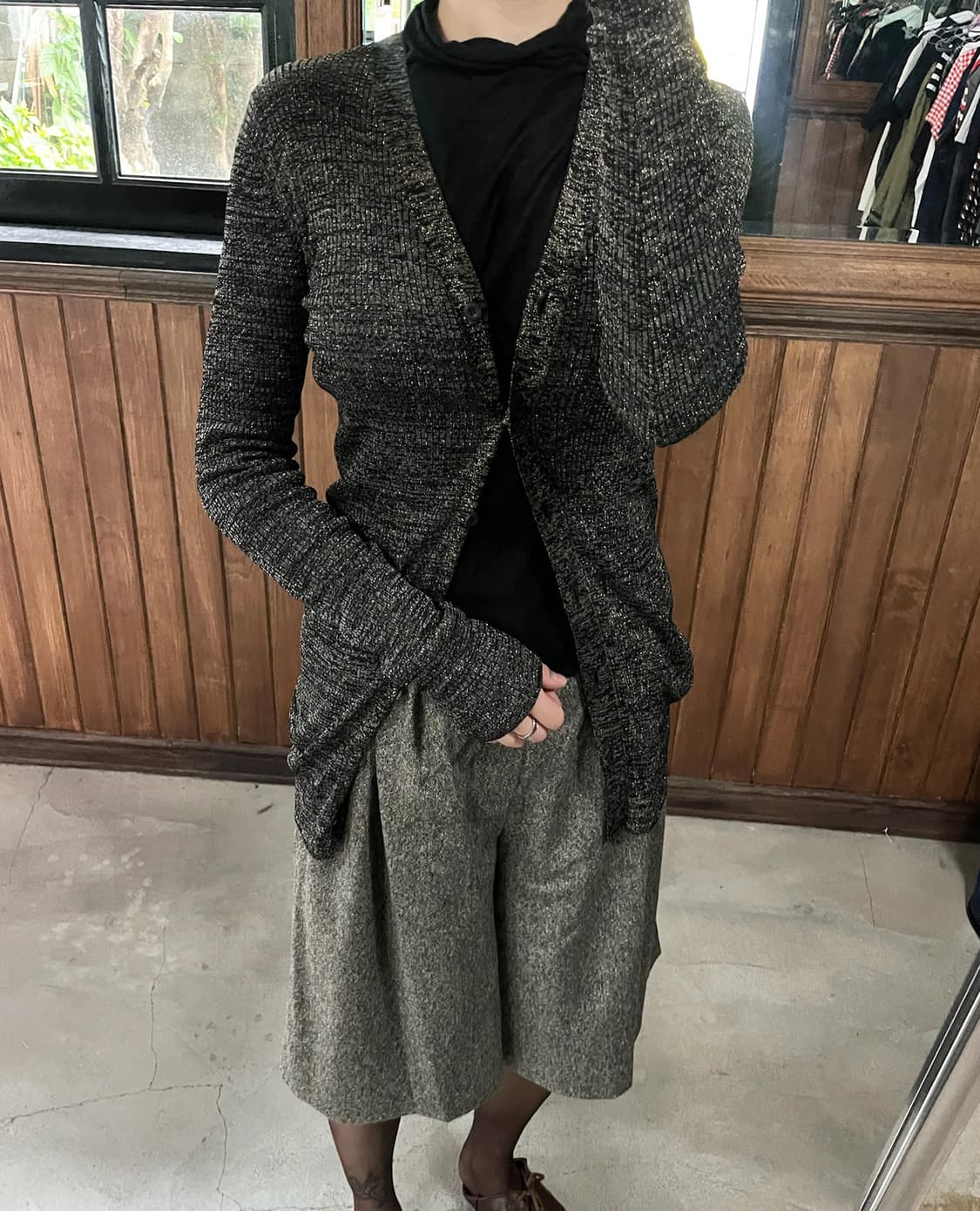PRADA metal knit cardigan 상품이미지1