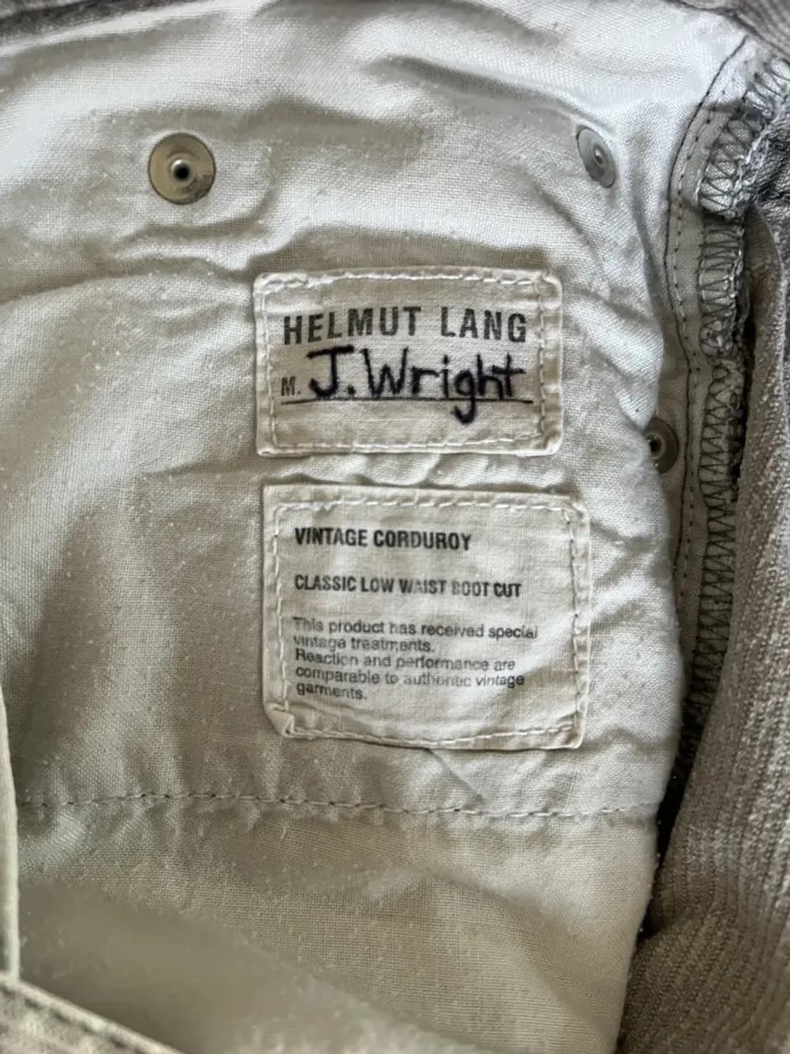 90‘s helmut lang bootcut corduroy 상품이미지4