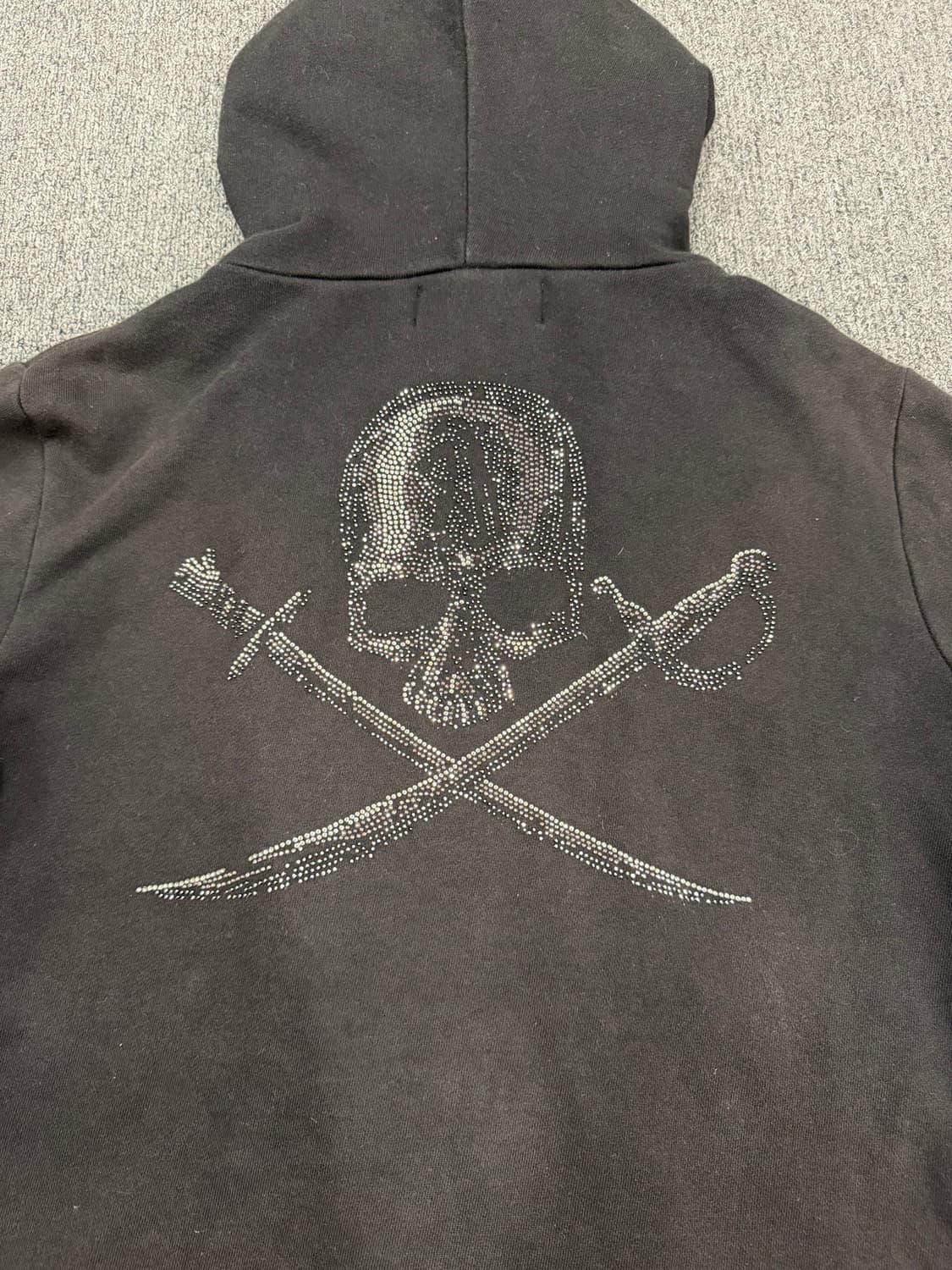 OS)Hiromu takaha 빈티지 스컬 포인트 후드집업 상품이미지6