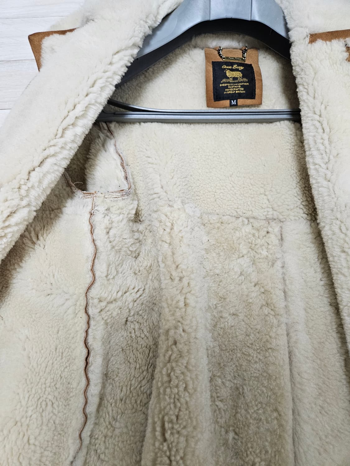 오웬베리 양털무스탕 M사이즈 (100~105) 상품이미지3