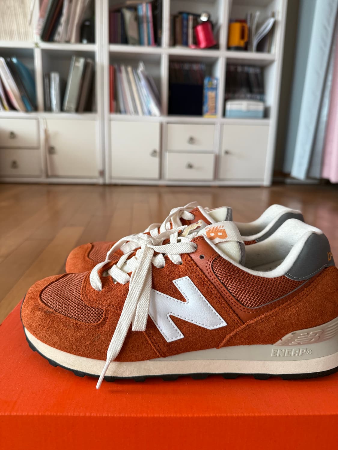 뉴발란스 574 헤리티지 오렌지 버스트 상품이미지2