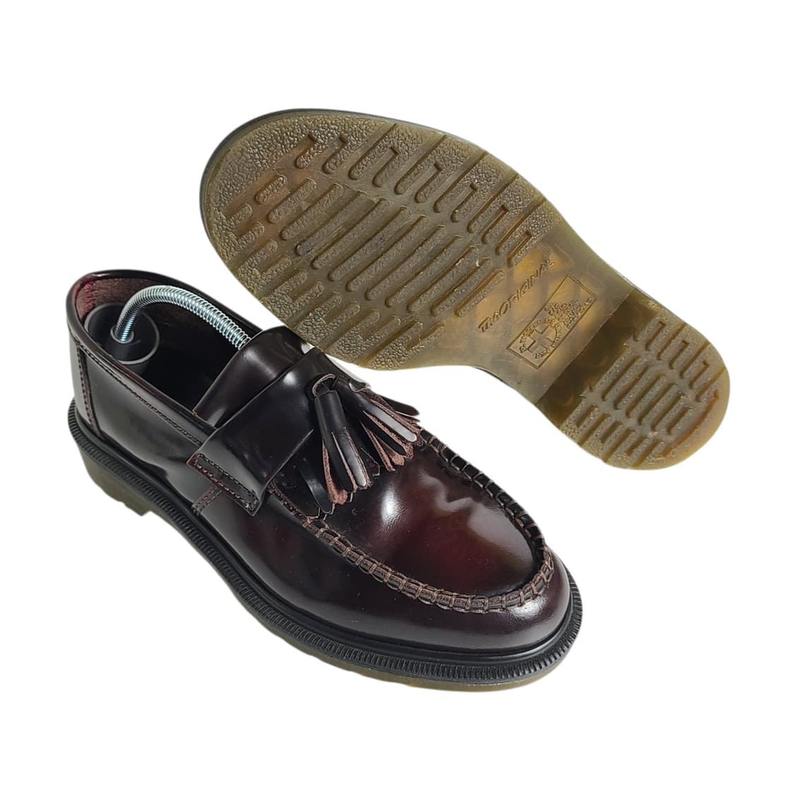 250-255) Dr.martens 닥터마틴 아드리안 테슬 로퍼 버건디 상품이미지2