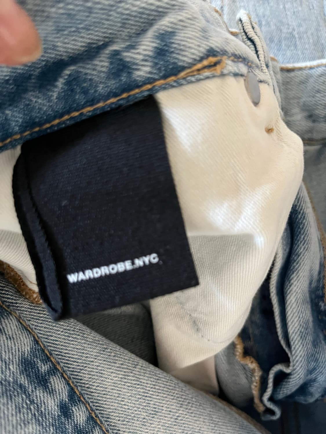 WARDROBE NYC 로우 라이즈 데님 상품이미지7