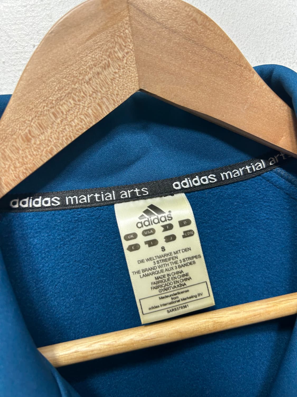 아디다스 트랙 블루 여성 S 자켓 집업 저지  상품이미지3