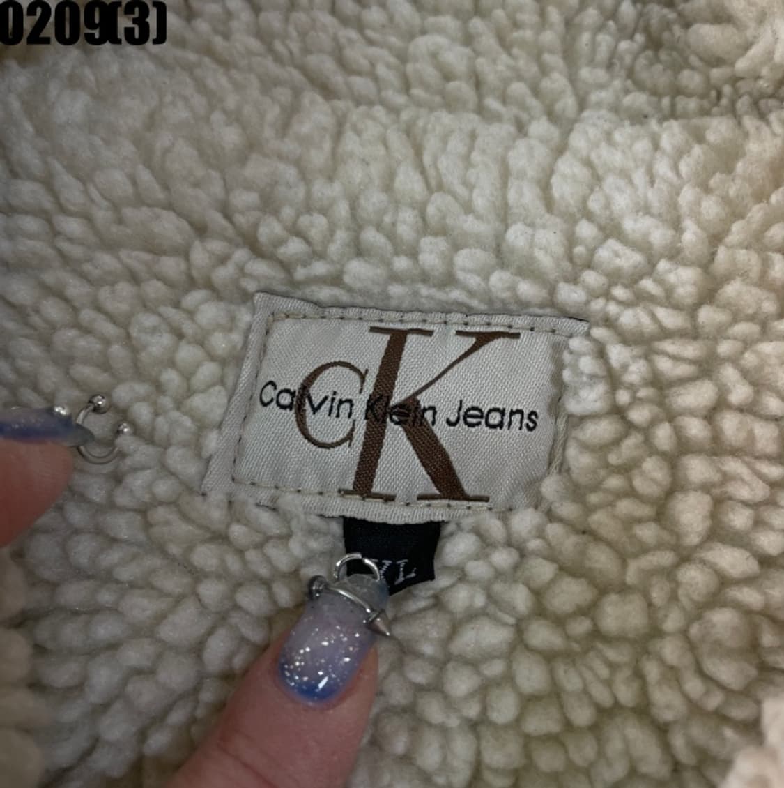 캘빈클라인 데님 무스탕 자켓 상품이미지3