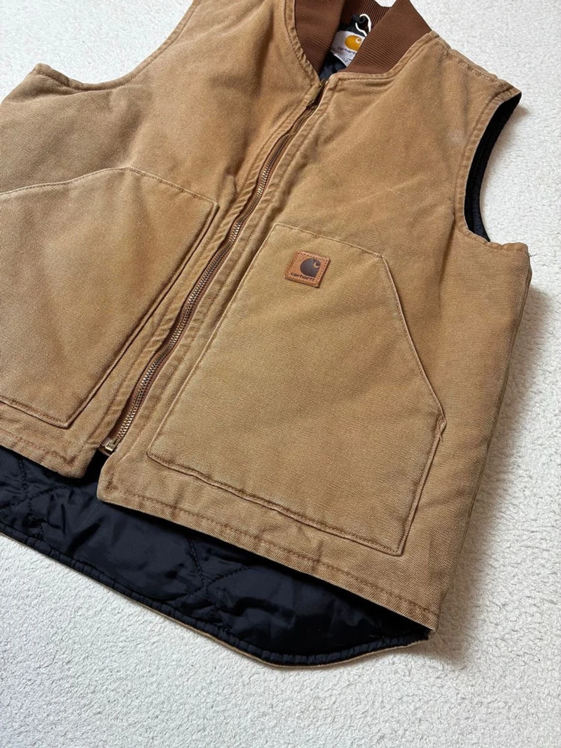 칼하트 샌드스톤 덕 워크 베스트 PN7617 상품이미지3