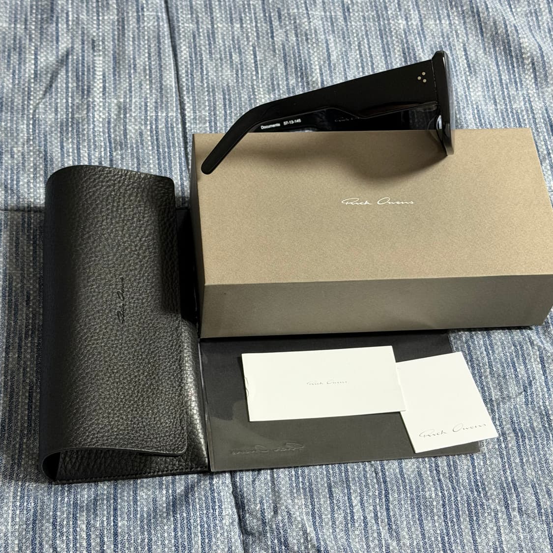 (OS) 릭오웬스 DOCUMENTA 선글라스 블랙 상품이미지4