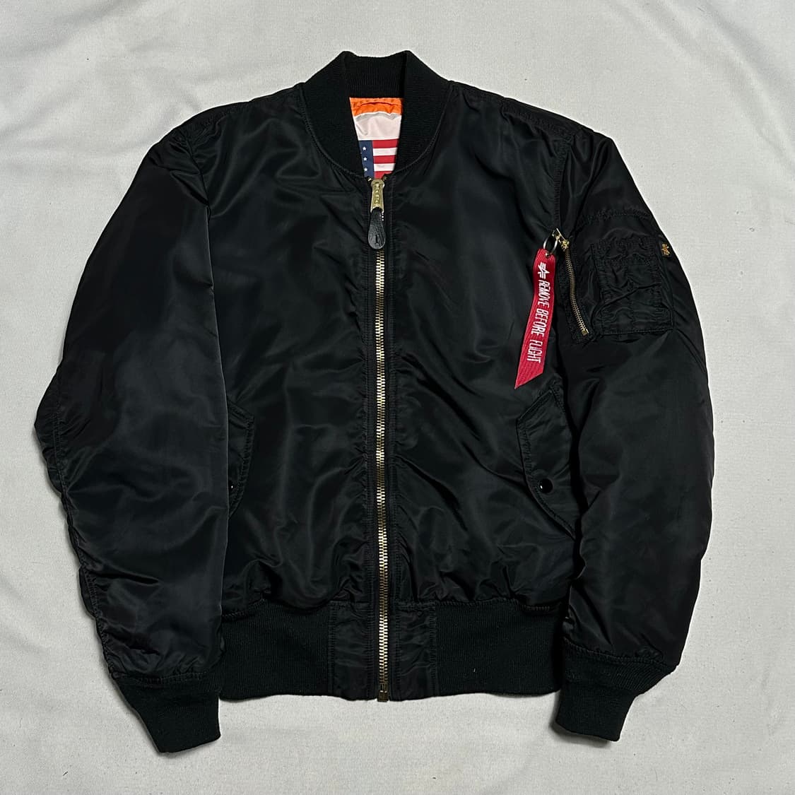 M 알파인더스트리 리버시블 ma-1 항공 자켓 상품이미지2