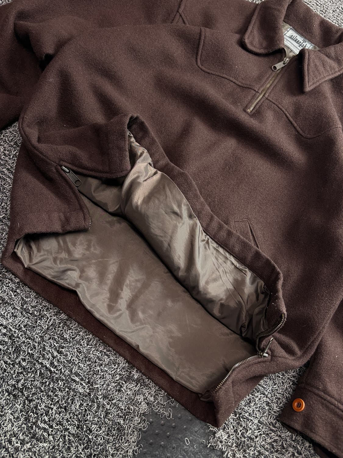 리바이스 실버탭 아카이브 울 풀오버 하프집업 3589 상품이미지3