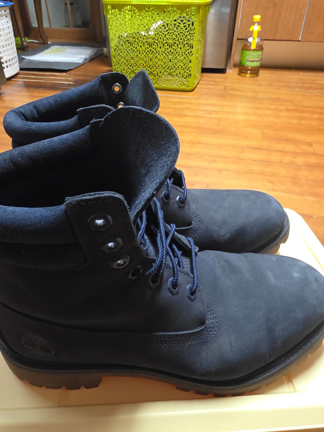 팀버랜드 6인치 네이비 부츠(265) 상품이미지4