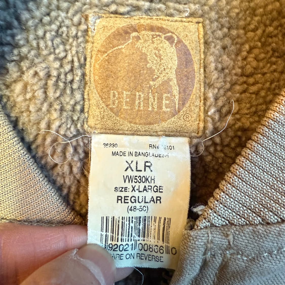 빈티지 양털 워크 베스트 베이지 상품이미지4