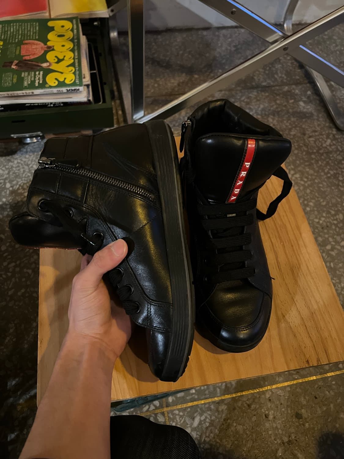 Prada sport 하이탑 상품이미지2