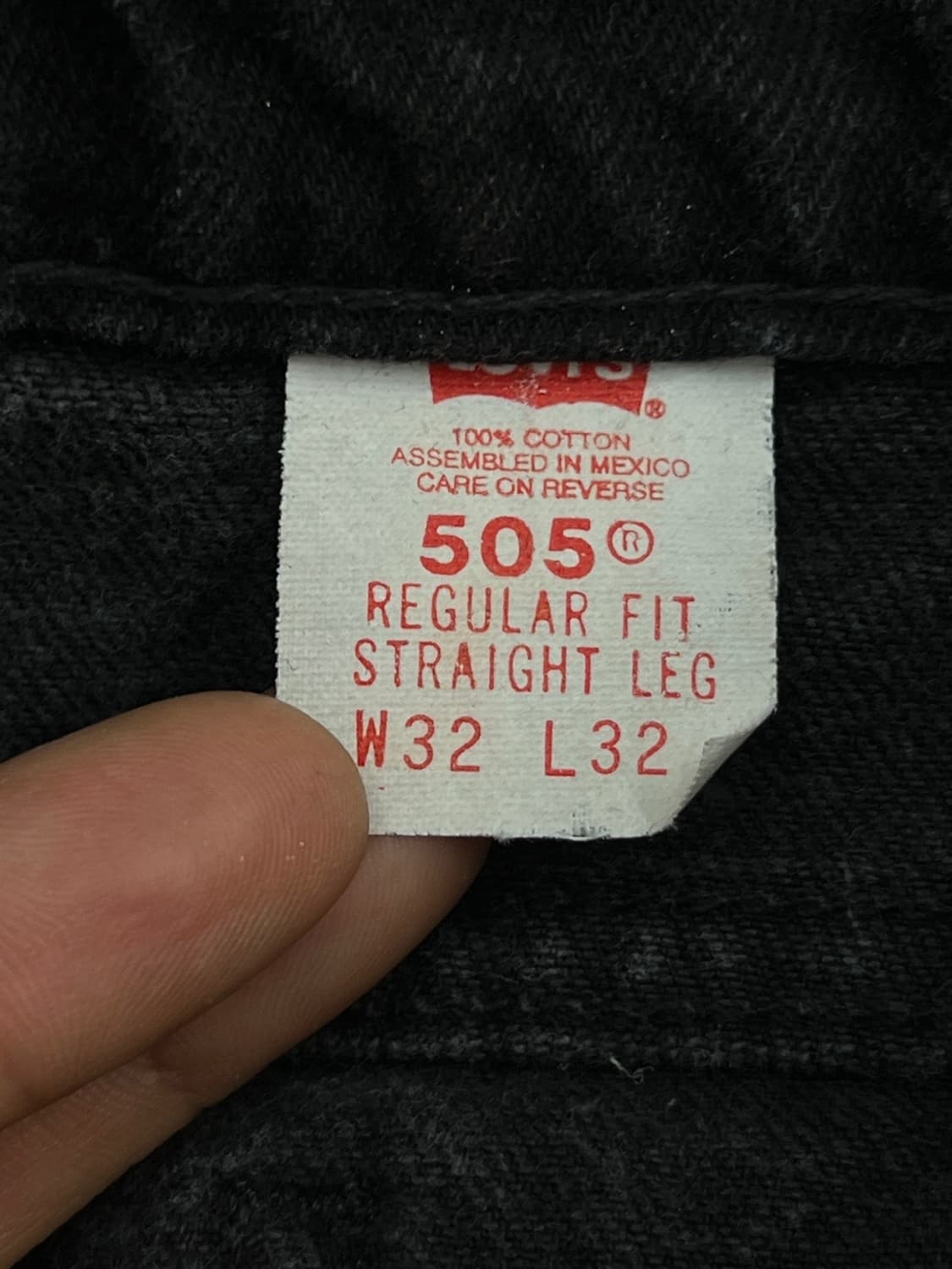 리바이스 90s 오렌지탭 505 데님 팬츠 / 30 x 33  상품이미지8