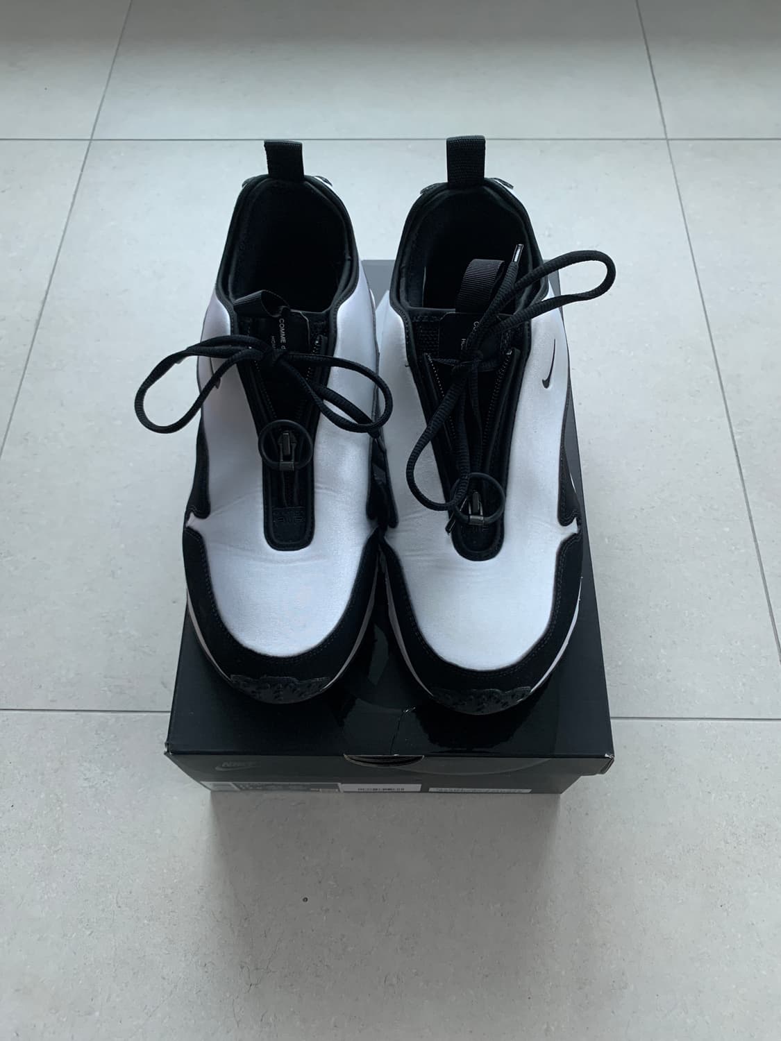 [290] 나이키 에어맥스 선더 CDG 블랙 화이트 상품이미지1