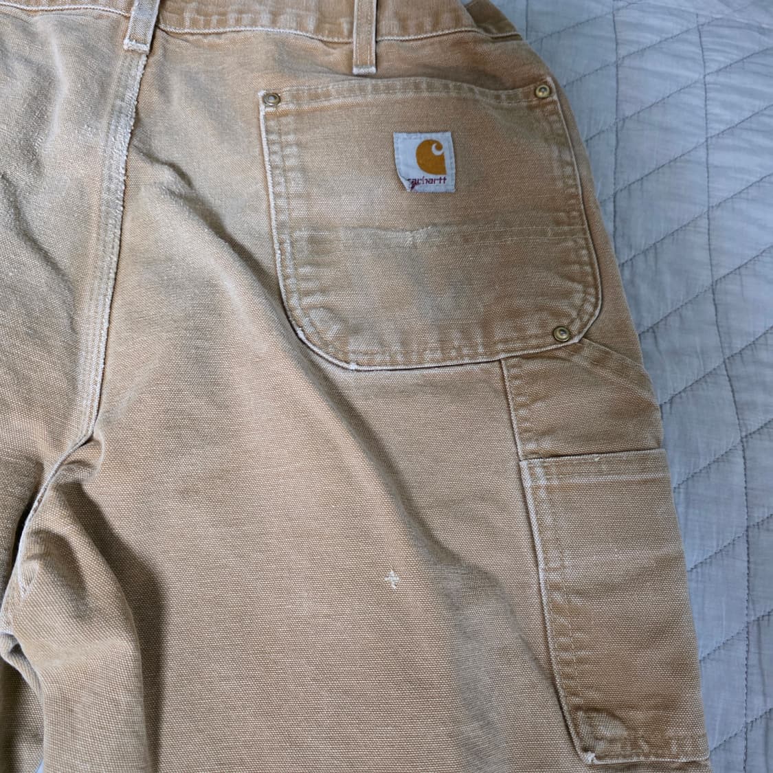 [38X30] 칼하트 더블니 B01 BRN 워크팬츠 쿨컨디션 T-7 상품이미지6