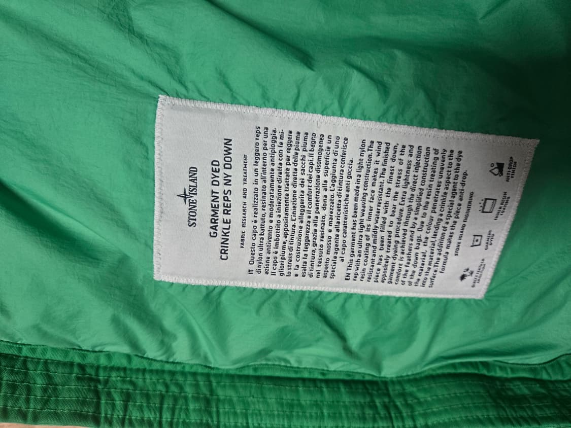 스톤아일랜드 크링클랩스 패딩 XL사이즈 상품이미지4