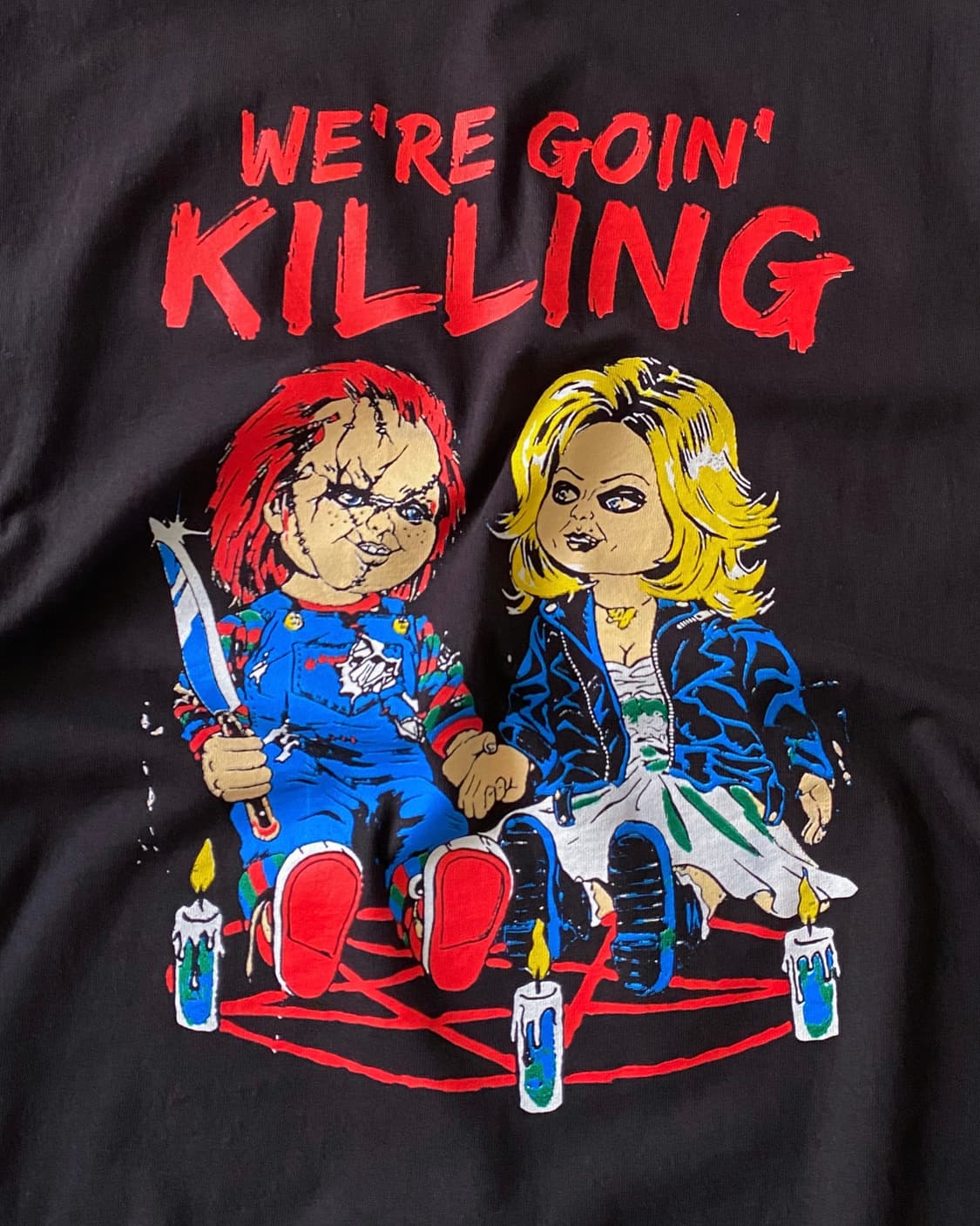 WE'RE GOIN' KILLING 블랙 반팔티 상품이미지4