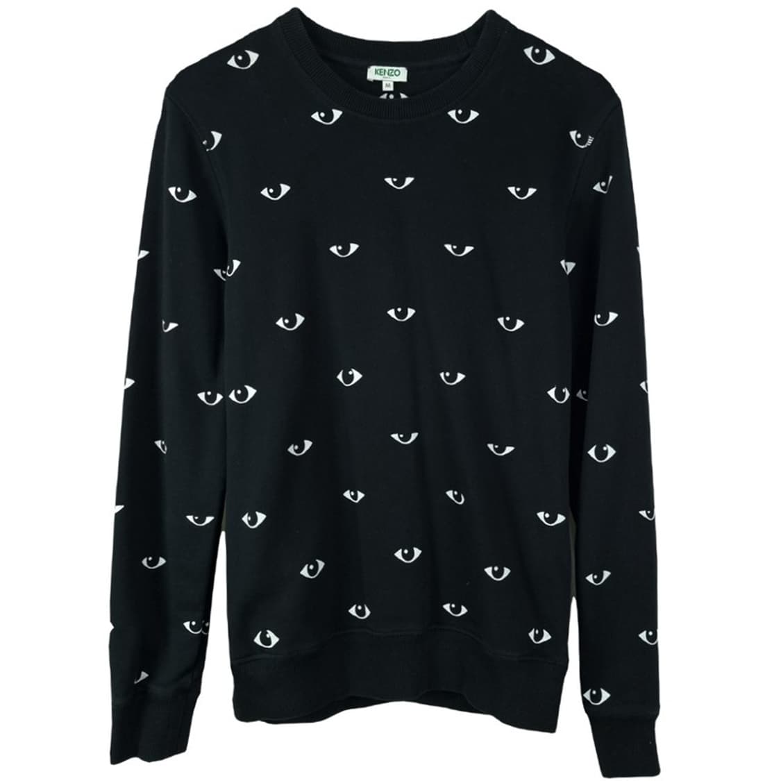 [겐조] 아이즈 패턴 맨투맨 블랙 P01379 상품이미지2