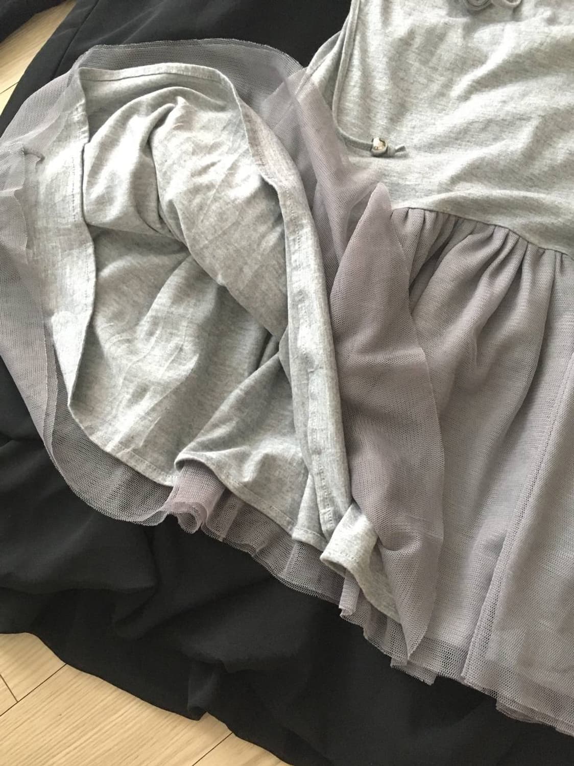일본빈티지 샤 레이어드 나시 원피스 캉캉 모리걸 상품이미지4
