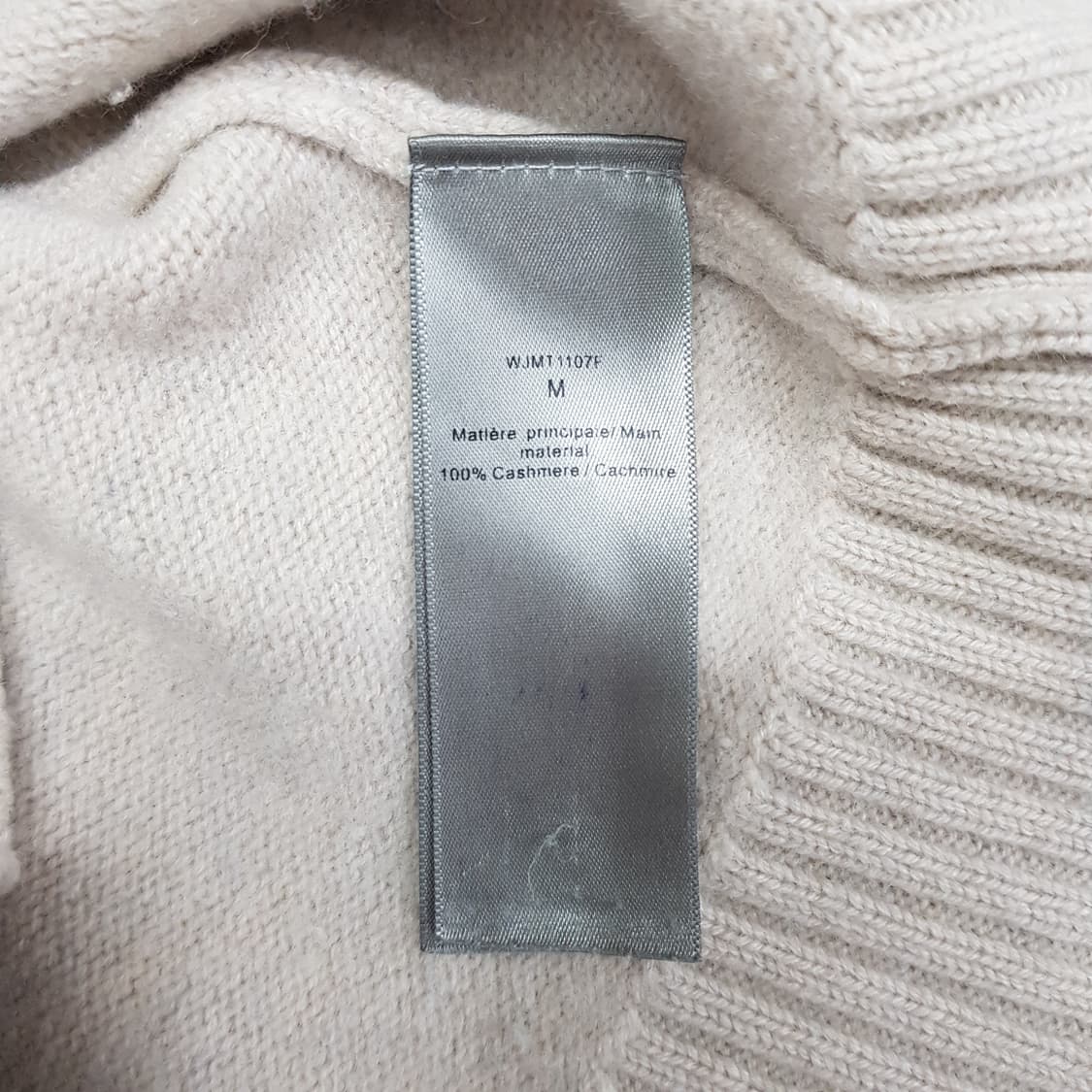 컬러 포인트 캐시미어 니트 스웨터 M사이즈 상품이미지5