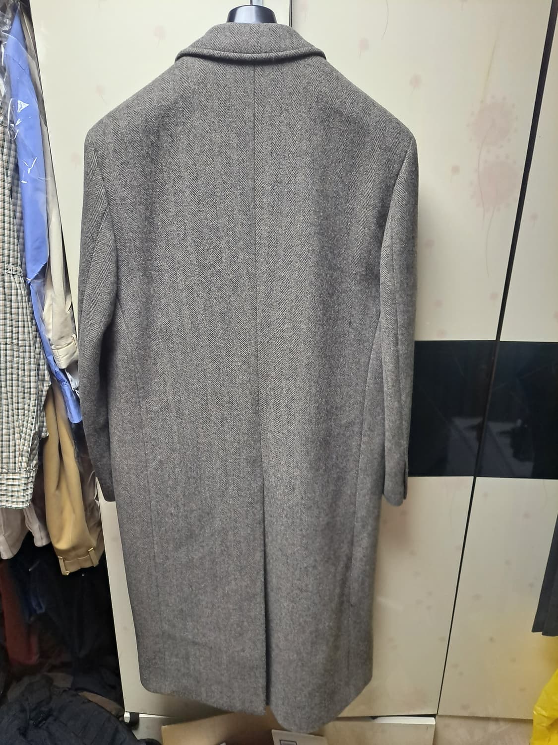 [M] 23FW 토니웩 헤링본 더블 코트 상품이미지3