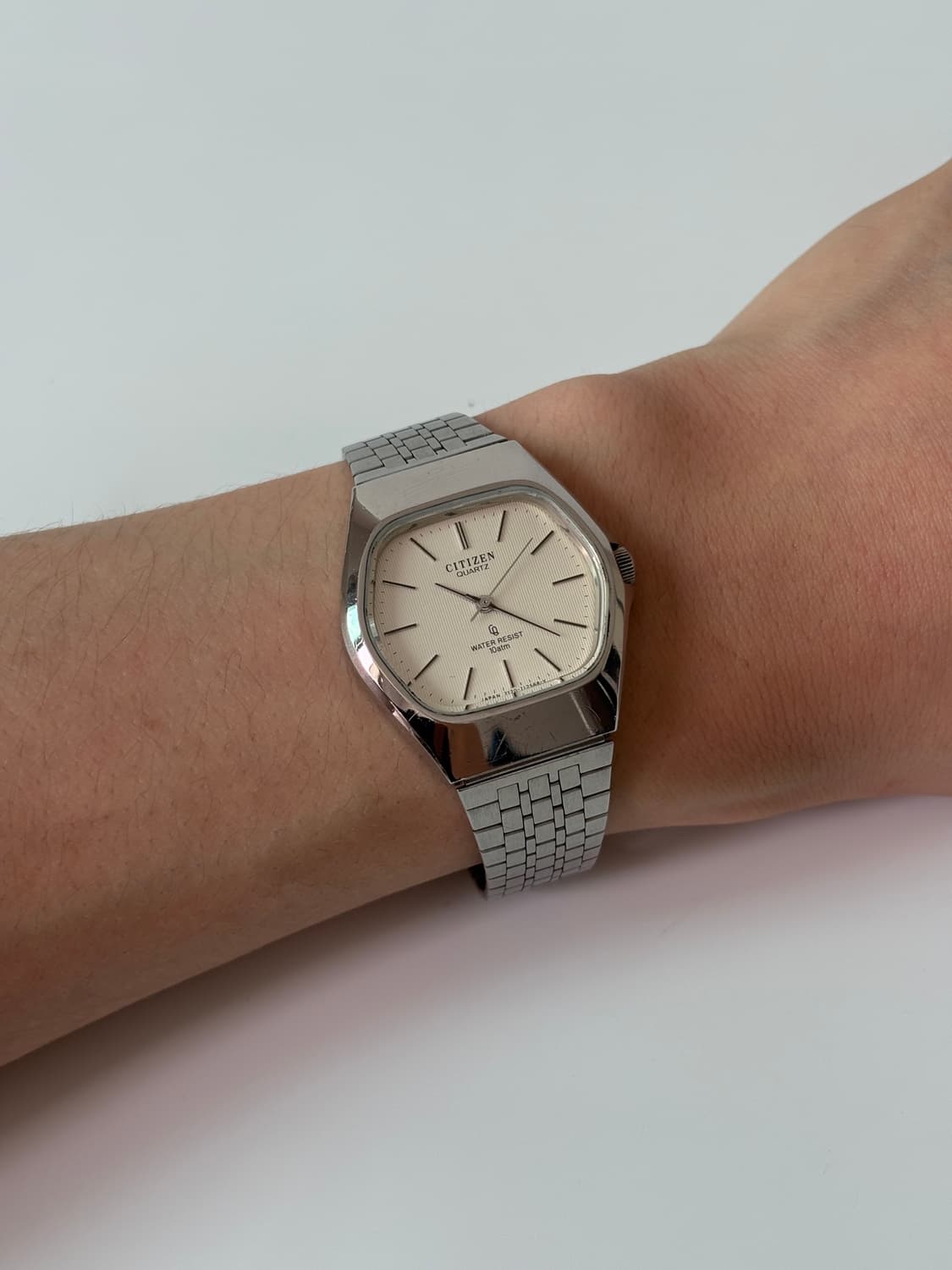1980s CQ Stripe Dial Hexagon Quartz 상품이미지8